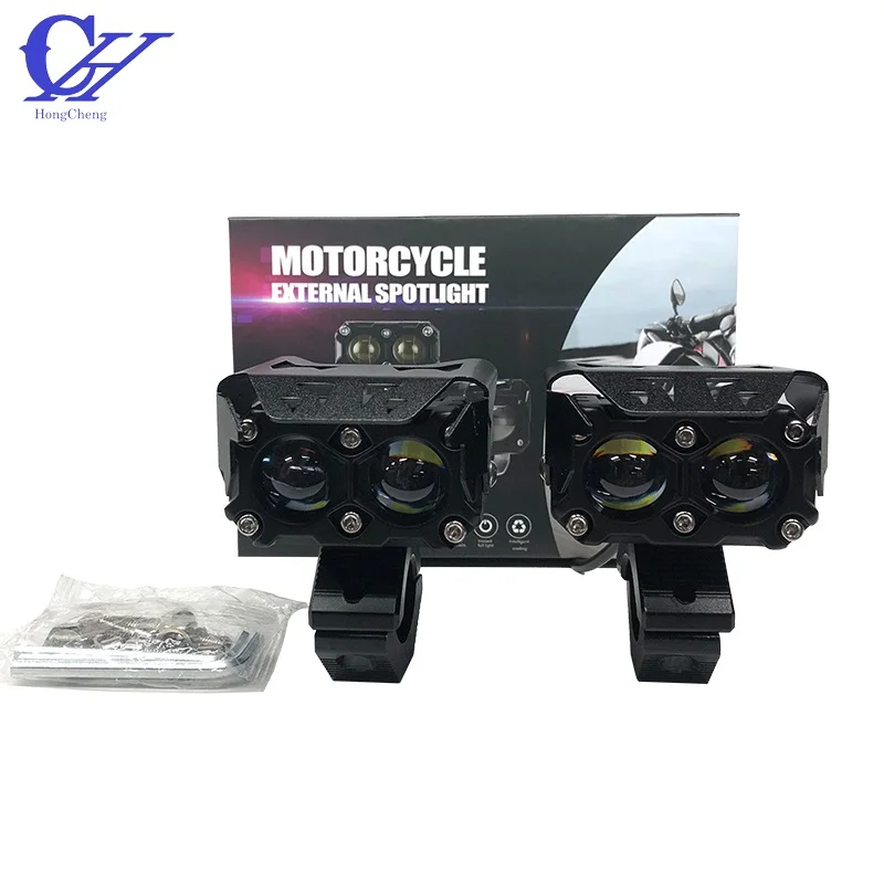 Оптовая продажа, модифицированные фары для внедорожников, светодиодные мини-фары дальнего света для мотоциклов