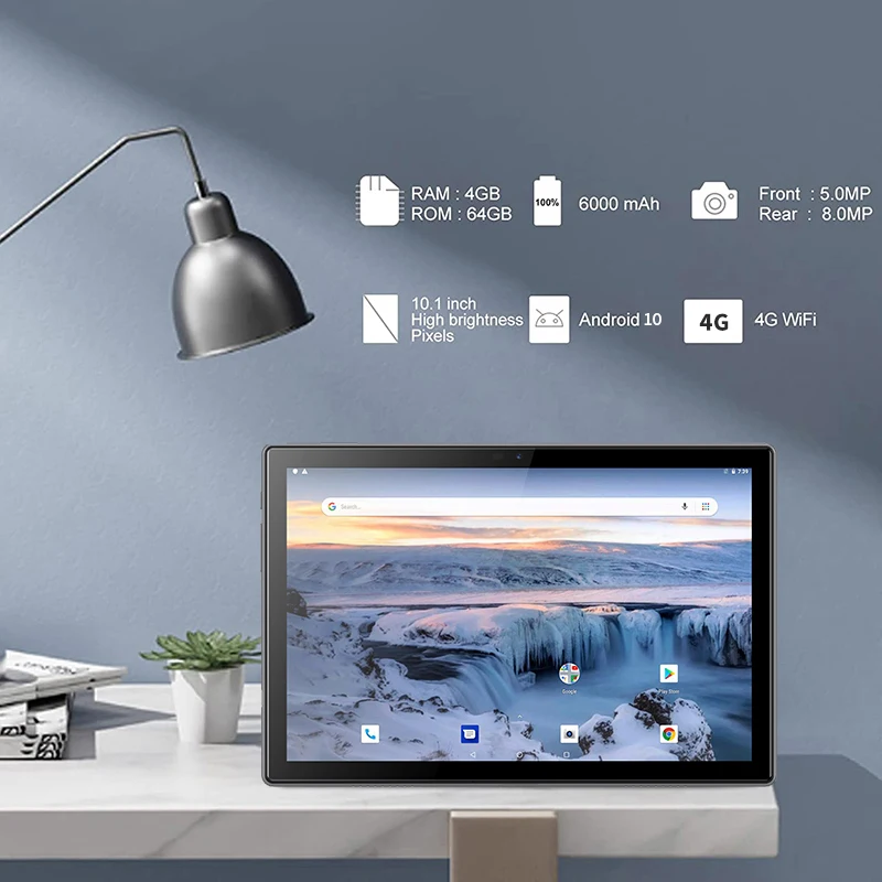 Cheapest gaming tablet android 100 4g dual sim tripal camera 10inches tablet 6gb ram