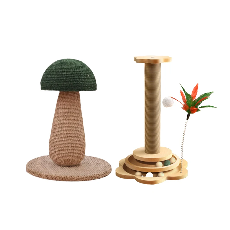 Factory Direct Sales Integrated Rotating Climbing Ladders, Jute Solid Wood Babel Space Capsule cats Litter trees/