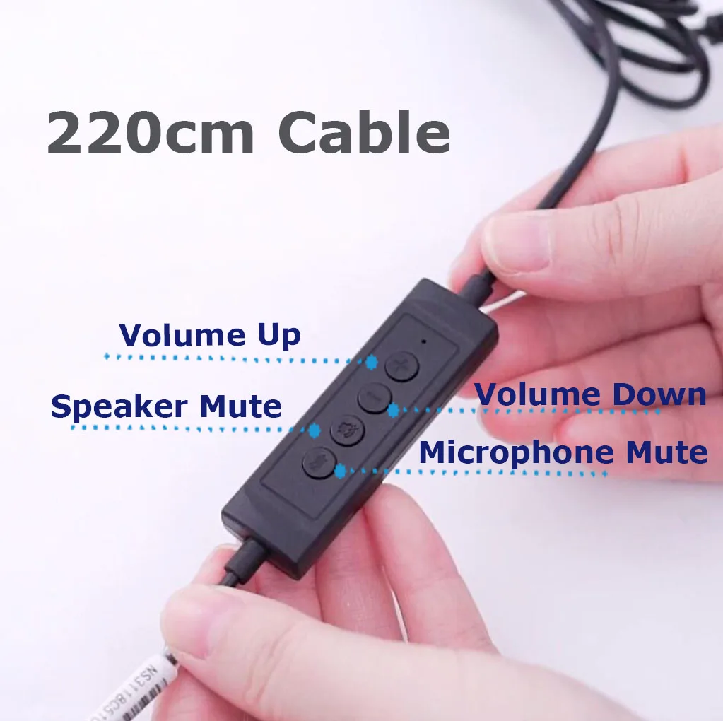 China Wholesale Headset Noise Cancelling USB Computer Customer Service Headsets with Adjustable Headband and Mic Boom for VoIP