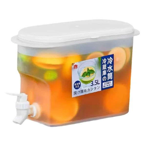 Large Capacity High Temperature Food Grade Open Kettle Drink Bucket Refrigerator Cold Hot Water Faucet Made of Plastic