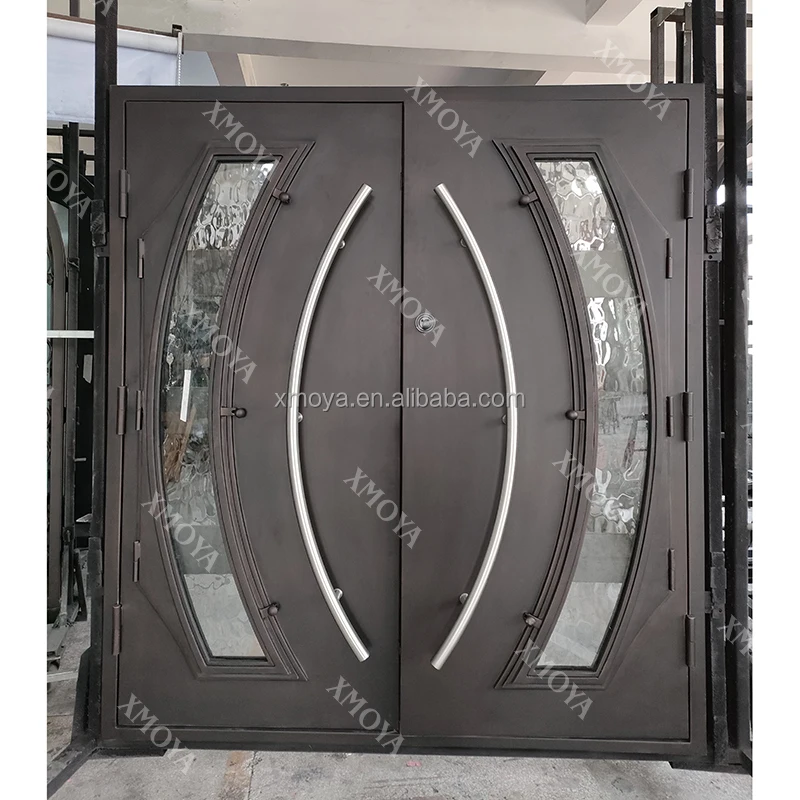 Turkish Security Storm Door Exterior Electronic Smart Door Lock Fingerprint Safe Door