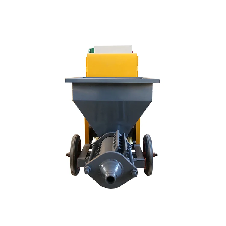 Wall construction putty cement mortar spraying machine