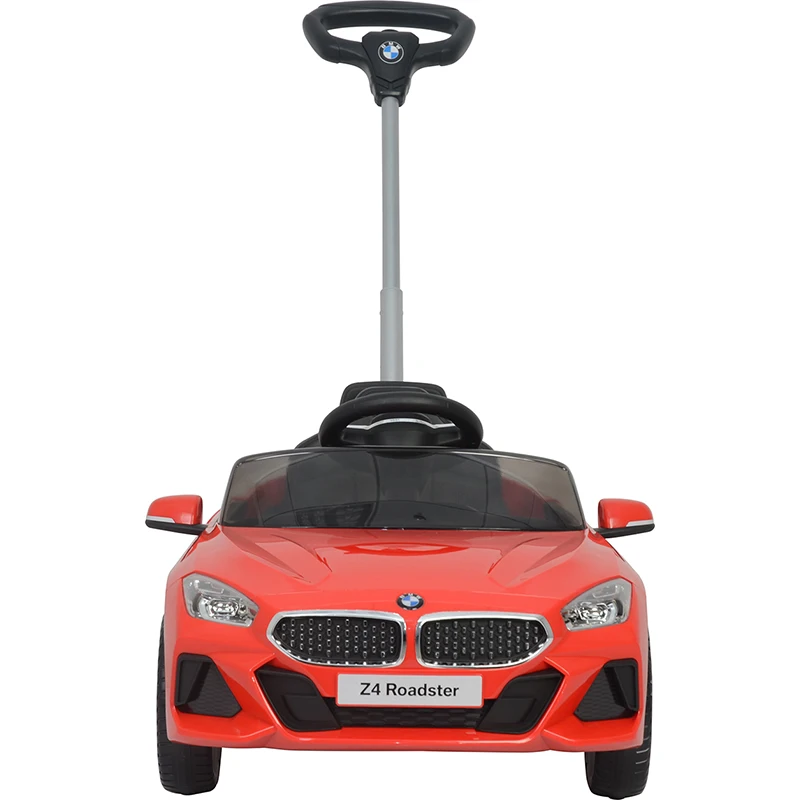 WD3673 Cool kids car with push handle red white