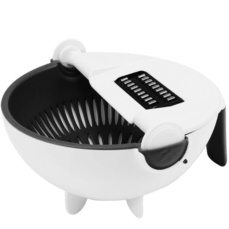 9 in 1 vegetable cutter Slicer chopper with drain basket Multifunction magic rotate with handle  Top 1 seller