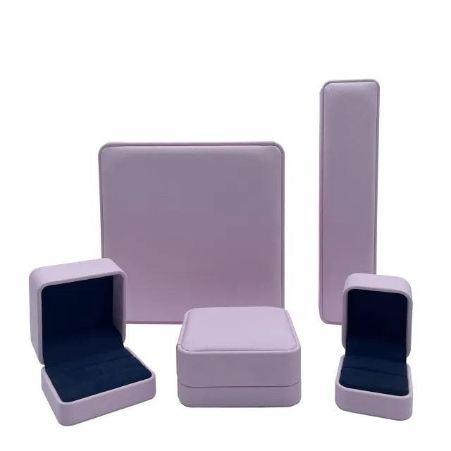 customized engagement double slot ring boxes for jewelry girlfriend love gift box with logo ring box