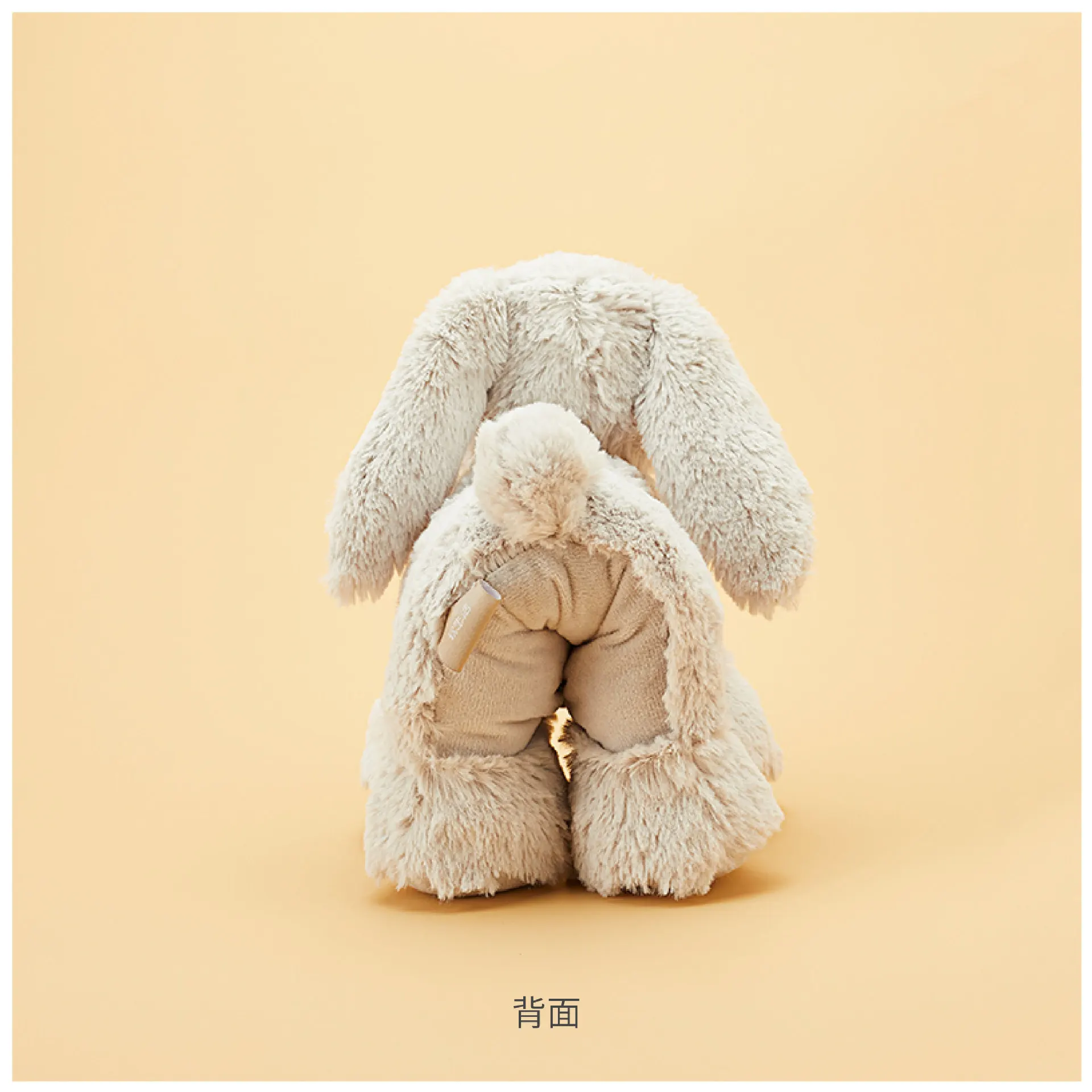 CE Custom Cute Nordic Soft Beige Bunny Stuffed Plush Toy Can be Flat Pillow Multi-function Floppy Rabbit Toy For Kids Gift