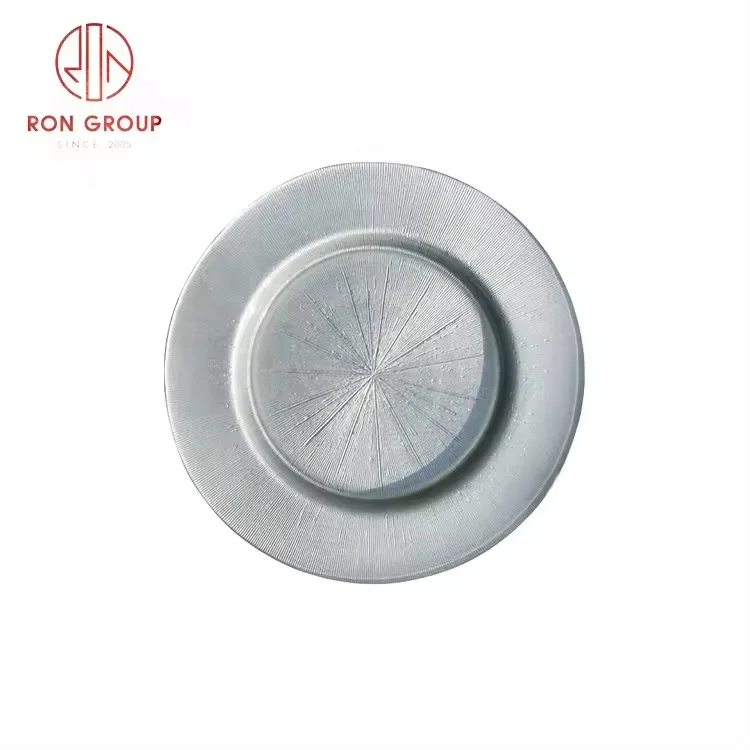 Dinnerware set classic glass plates party use wedding glasses set for sale