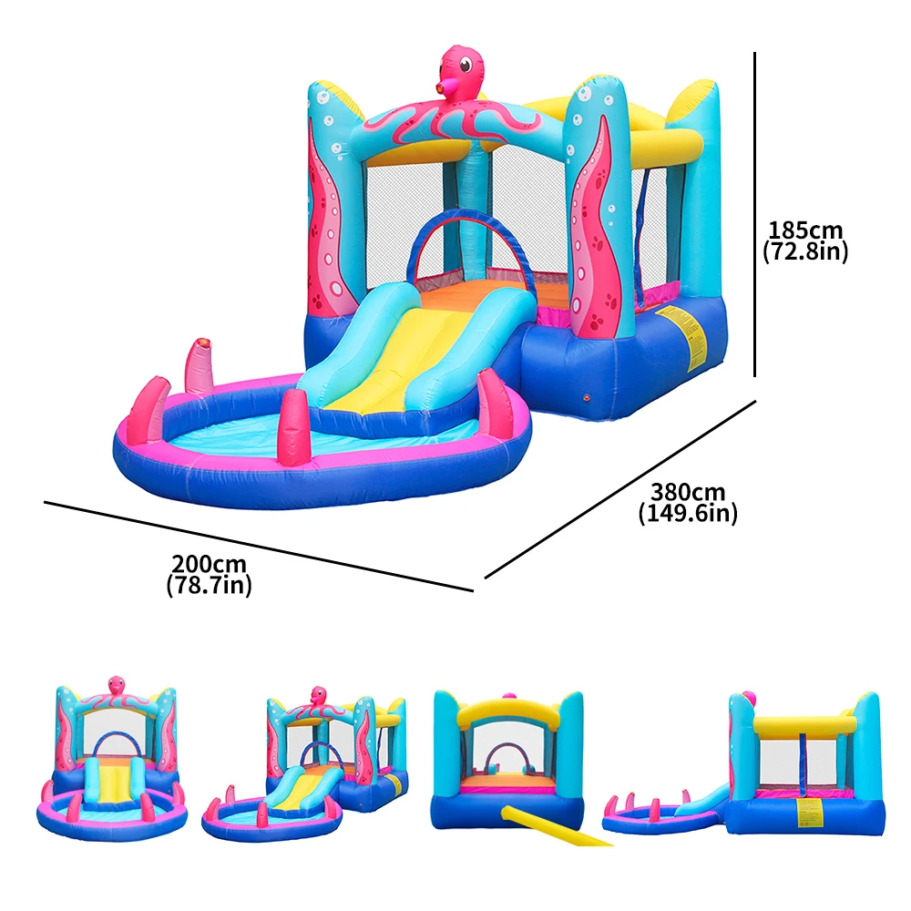 Doctor Dolphin S074B High Quality New Promotion Customization PVC Sidewinder Water Slide Factory in China