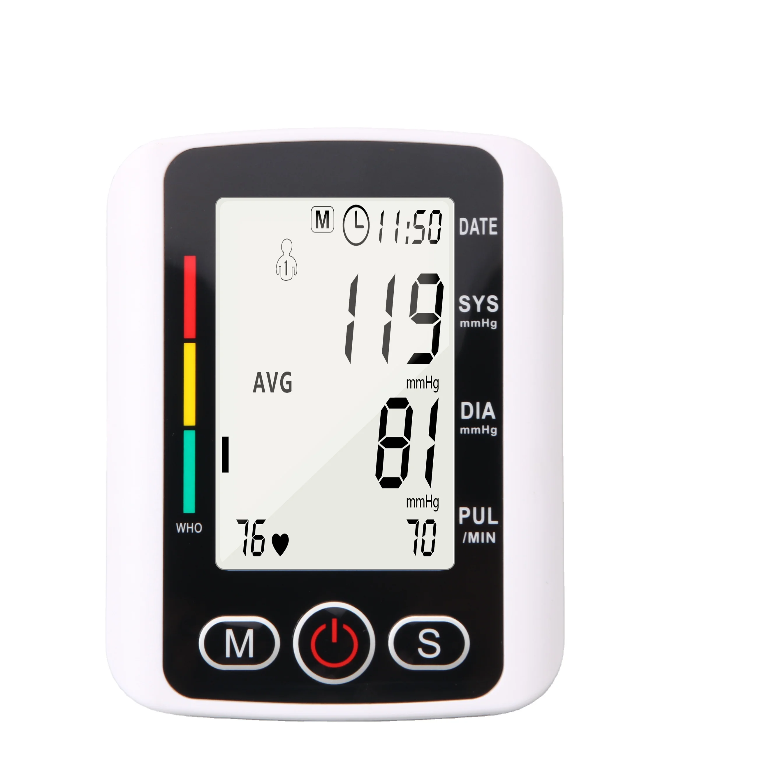 
wholesale automatic portable upper arm type digital sphygmomanometer a bp meter digital blood pressure monitor CE certification 
