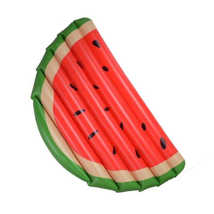 Sea Party Inflatable Water Floating Mats Large Pool Float Beach Lounger Watermelon Slice Toys Floats