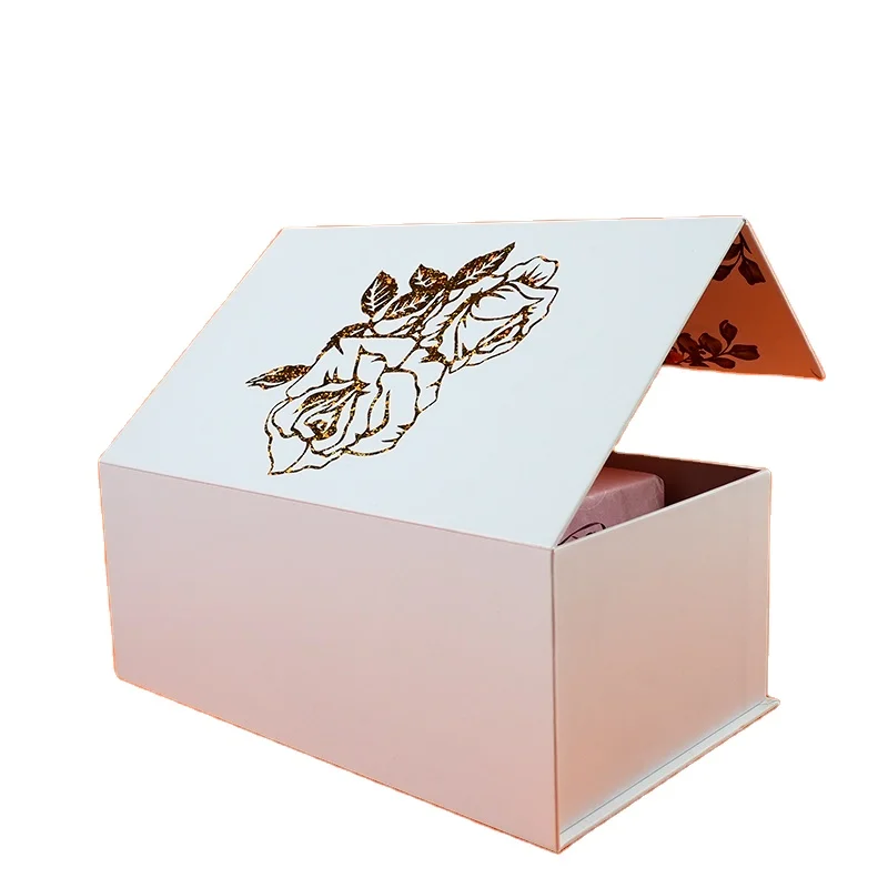 Luxury High Quality Gift Packaging Gold Foil Stamping Cardboard Box For Gift and Craft