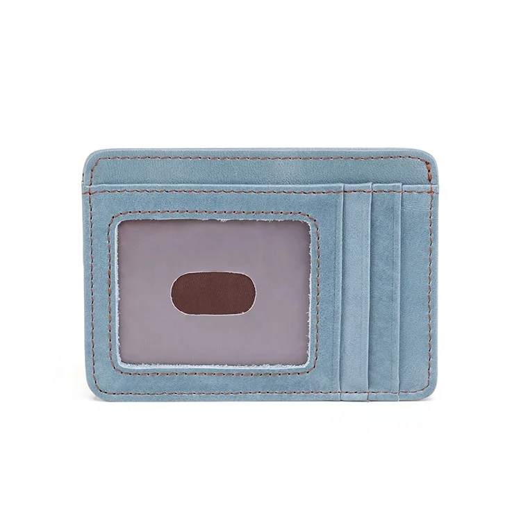 Новые RFID антимагнитные минималистичные кошельки для женщин с передним карманом кожаный Мульти-кошелек с держателем для карт