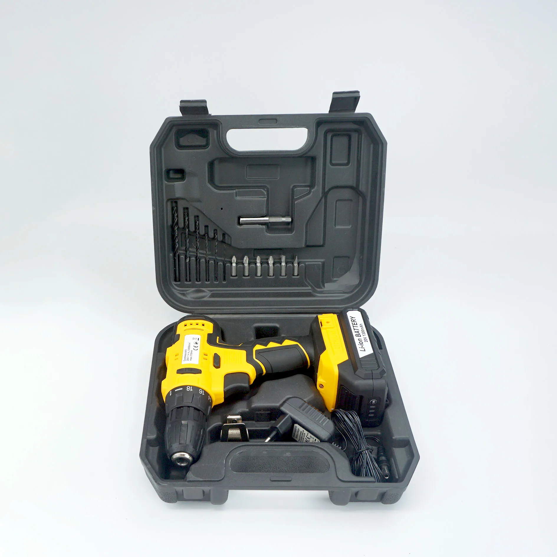 Cordless Drill 20V Lithium Battery Power Tools Kit Cordless Screwdriver Mini