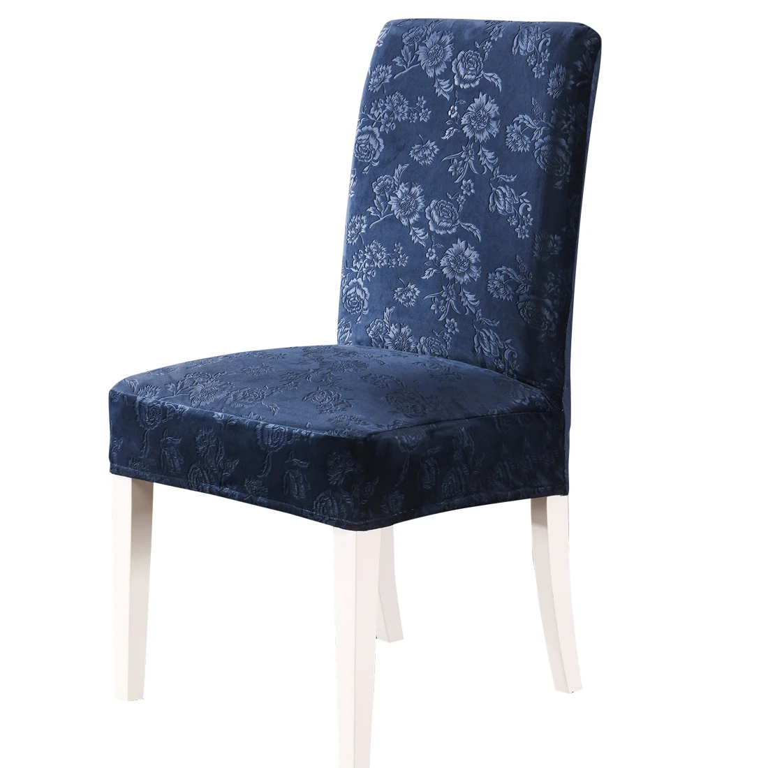 High Stretch Jacquard Spandex Velvet Dining Chair Covers for Events