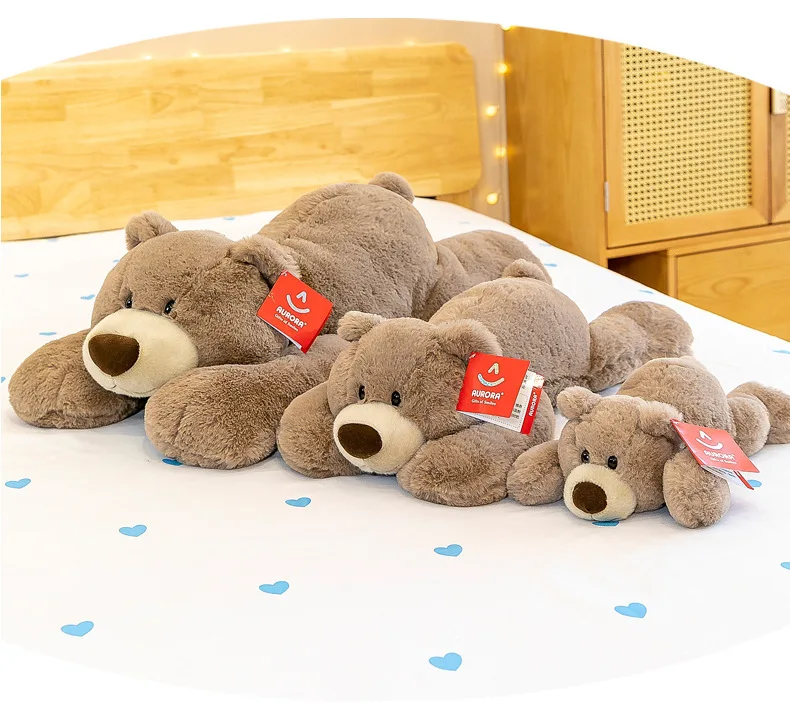 Hot Sale High Quality Chubby White Polar Bear Plush Toy Sitting/lying Positions Soft Sleeping Hugging Pillows Gifts For Kids