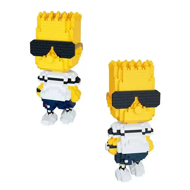 Mini Anime DIY Assembled Plastic Blocks Cartoon Figures Building Bricks Kids Collection Dolls Children Toy Brinquedos Sets