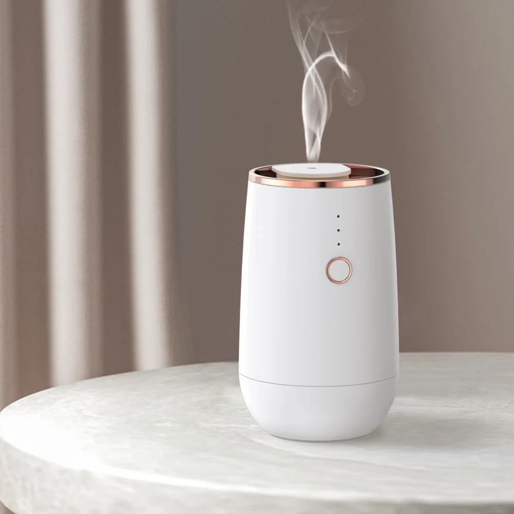 Waterless USB Rechargeable Smart Car Perfume Air Nebulizer Air Mini Essential Oil Aromatherapy Scent Diffuser for Car and Office