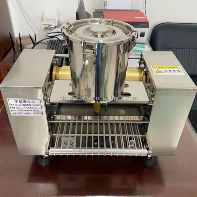 Commercial automatic mini mille crepe cake machine automatic thousand layer cake pancake skin board crepe maker making machine
