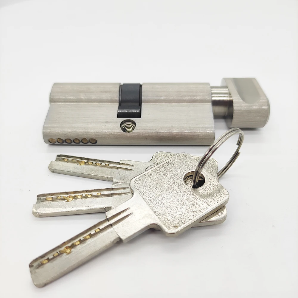 customized zinc alloy brass bathroom bedroom high quality euro door lock cylinder