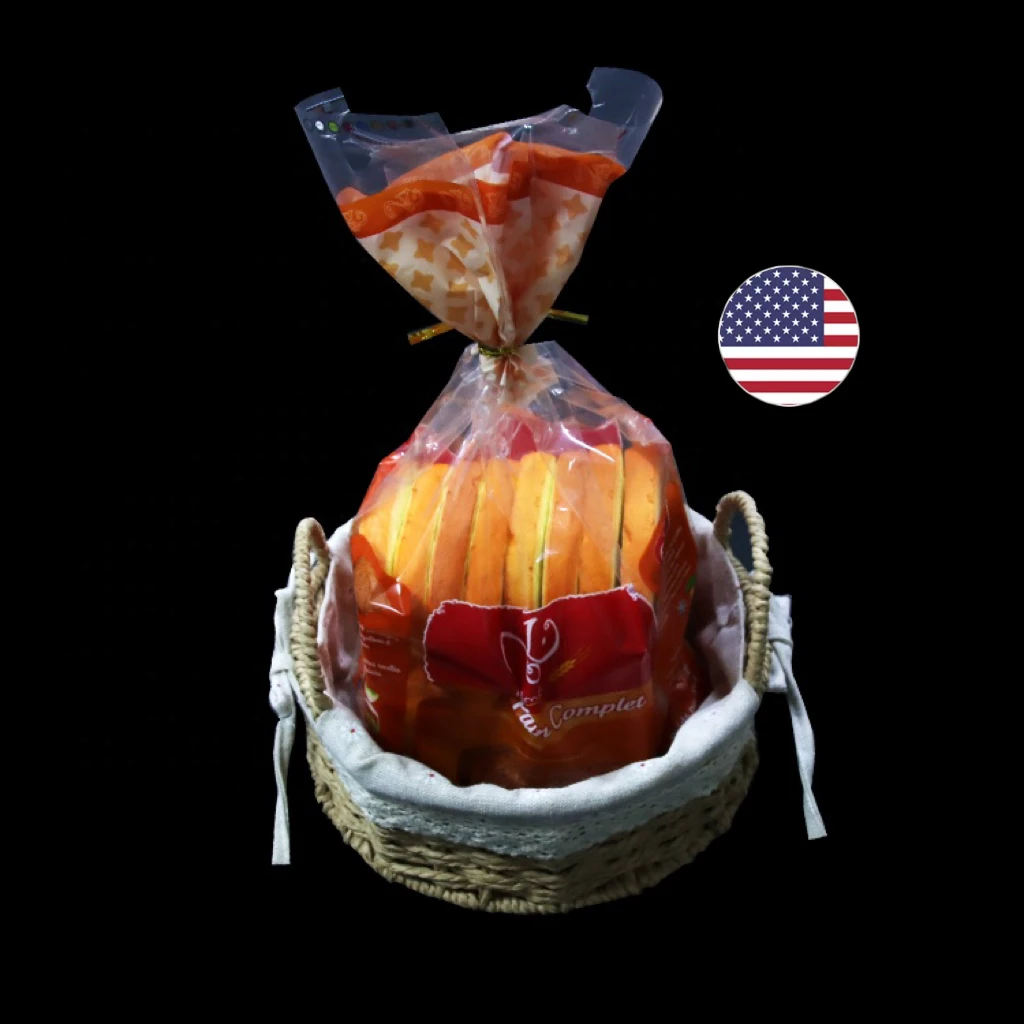 Оптовая продажа, микроперфорированные пакеты для салата, хлеба, багета, плоский бумажный пакет для хлебобулочных изделий, кухонный бумажный мешок, пищевая коробка