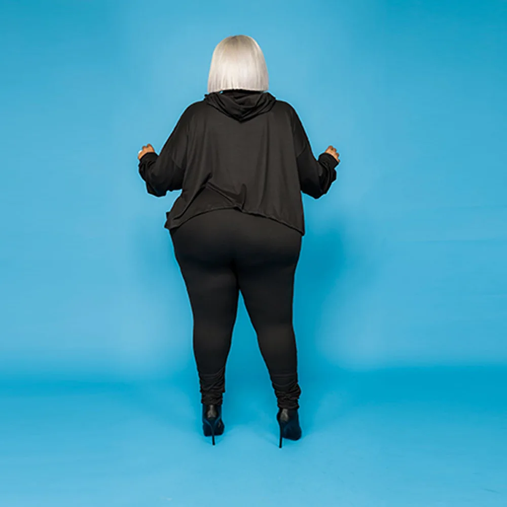 2021 с длинными рукавами lucky этикетка плюс размер сексуальные наряды джоггеры из 2 предметов, комплект со штанами для женщин комплект из двух частей комплект Женская одежда