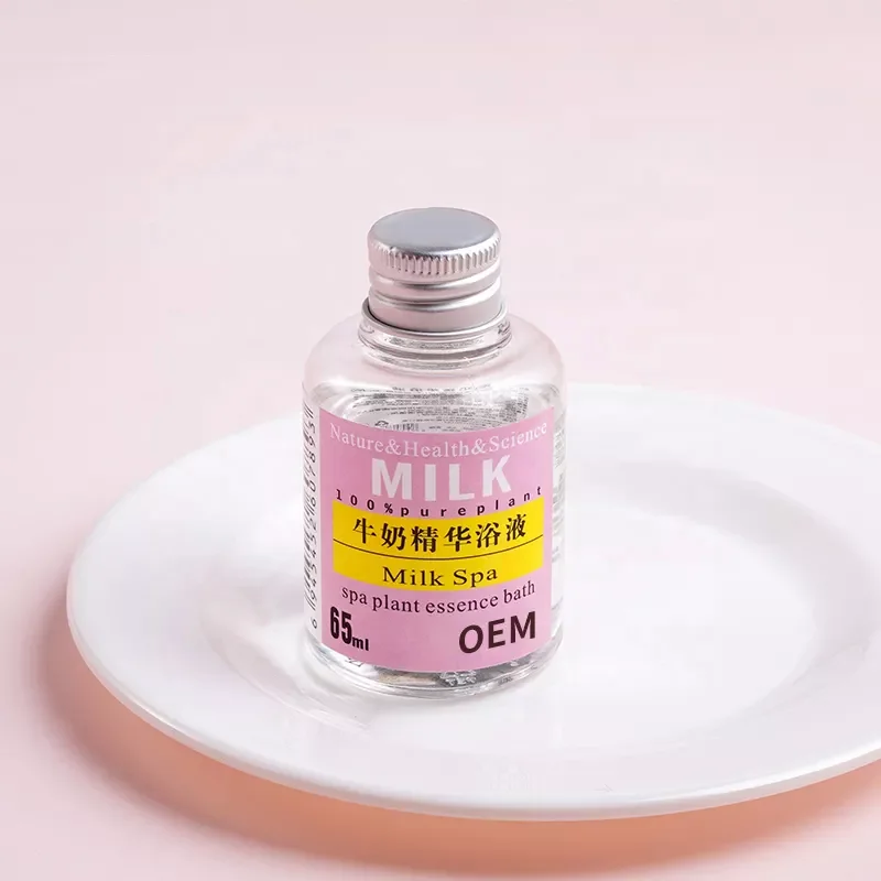 Custom supply milk bath spa mild natural whitening blooming milky skin milk extract solution bath