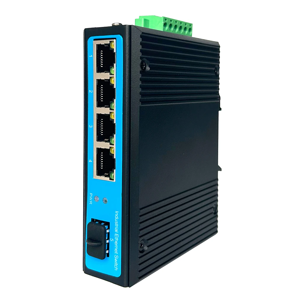 High Quality 4*GE PoE +1*GF  Gigametric Industrial PoE Switch For Switch Poe Internet