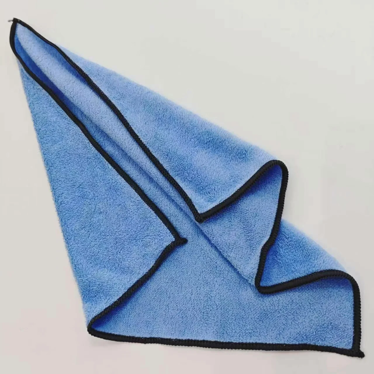 Wholesale soft cheap 15% T 85% Nishiki  Terry cloth (light blue) 230gsm Length 35cm * width 34cm tricot fabric