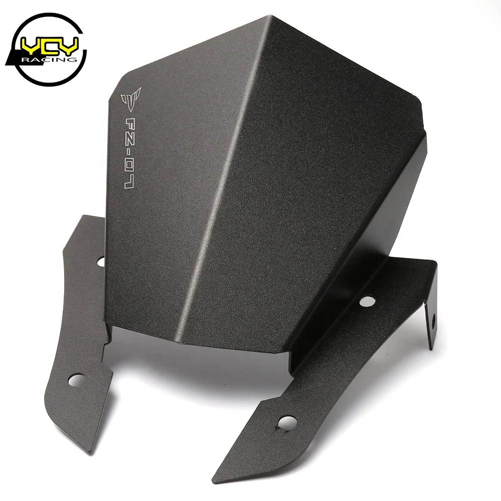 For yamaha Yamaha FZ MT07 modified motorcycle wind shield aluminum alloy front windshield