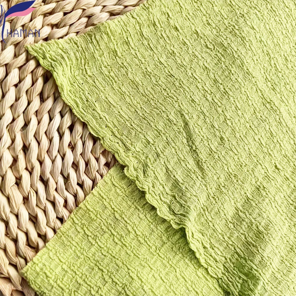 lowest price Stretch colorful Crepe Polyester Spandex Fabric for women clothes,Turban,  Chiffon Dress, Gown, fashion garment