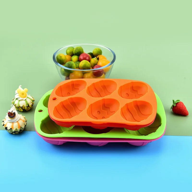 Qimeng Amazons Best Selling Products Kitchen Gadgets Silicon Mold For Cake Decoration Easter Egg Cake Mold