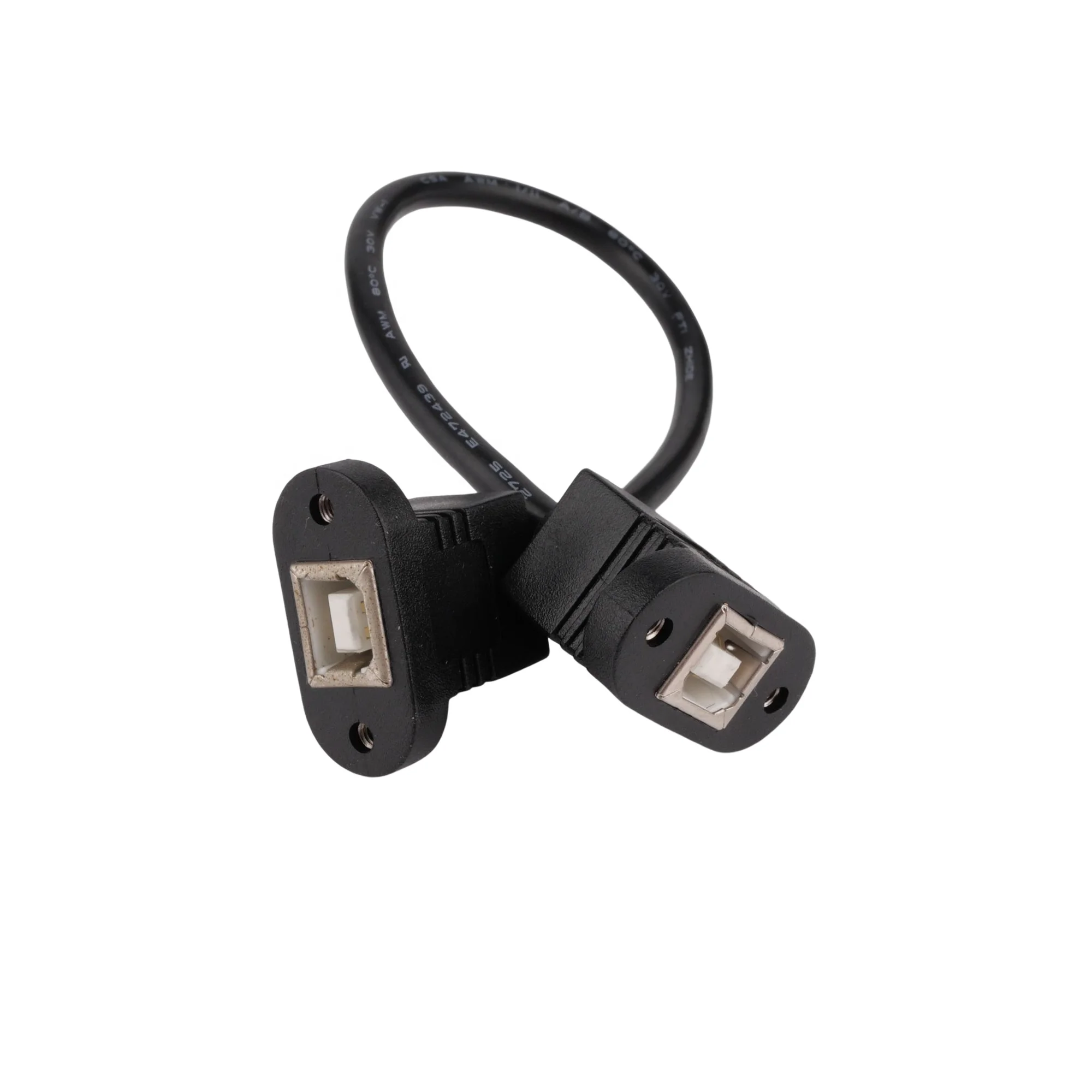 High Quality Customized Length male to Female USB Panel Mounted Cable for Automobile