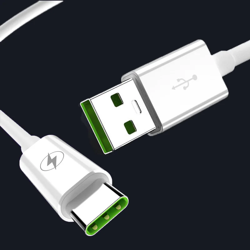 White 1M 3FT 5A Super Fast Charger USB C Cable for Huawei xiaomi 3A Type C Cable for Samsung TPE Type C Cable Fast Charging