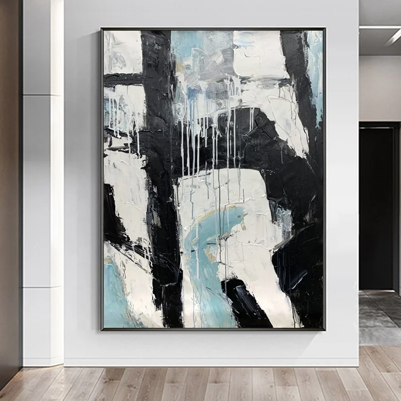 Office decorative canvas pop art oil painting modern abstract wall art design