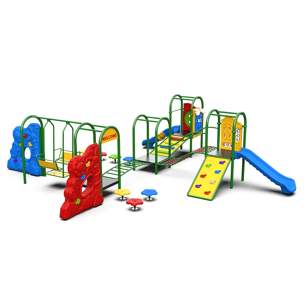 Hot Selling Children Outdoor Plastic Playground Amusement Park Equipment