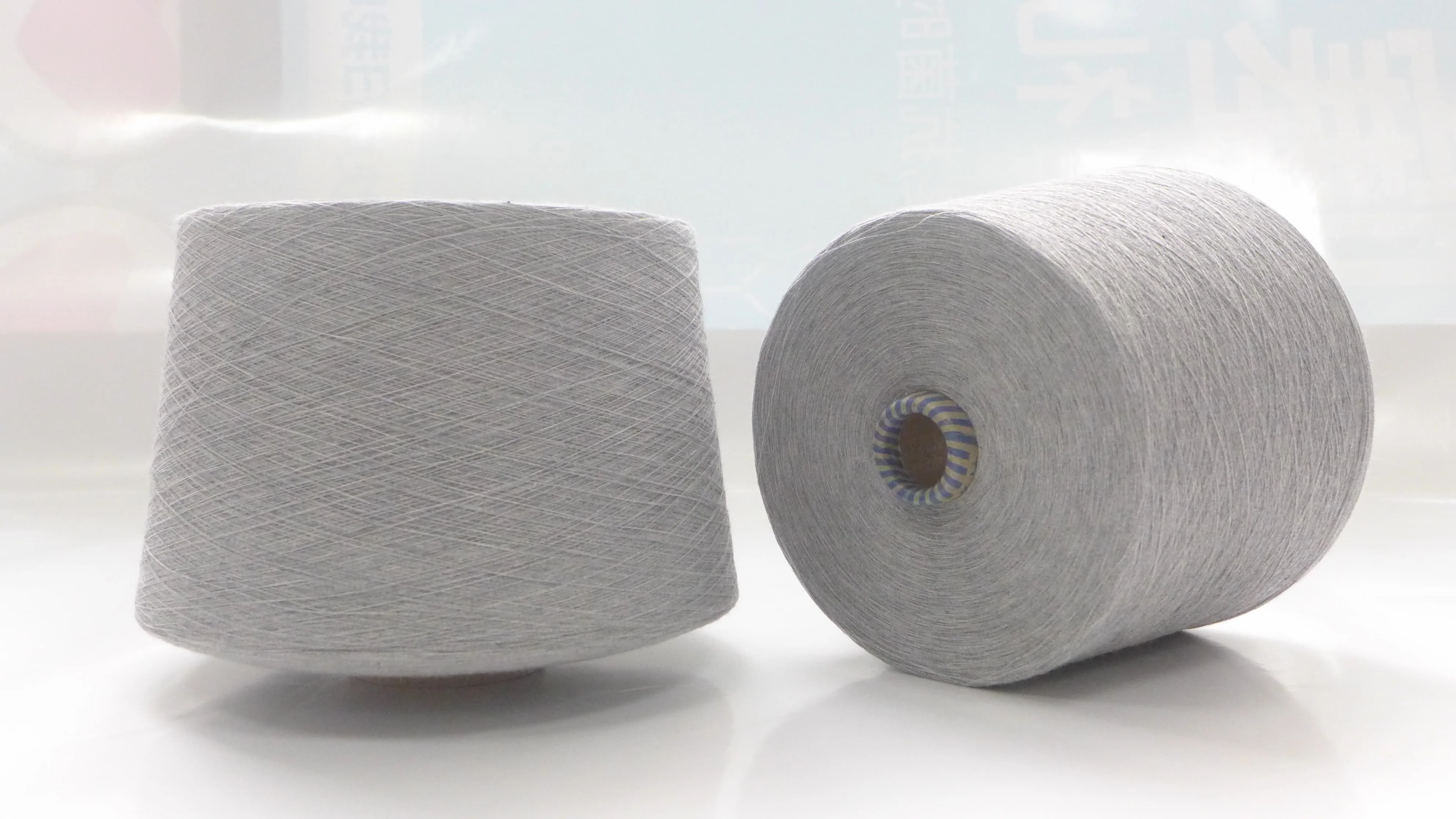 32S/1 50S/1 Functional Viscose Rayon siro spinning yarn for weaving knitting 50%R 30%C 20%PHBV/PLA