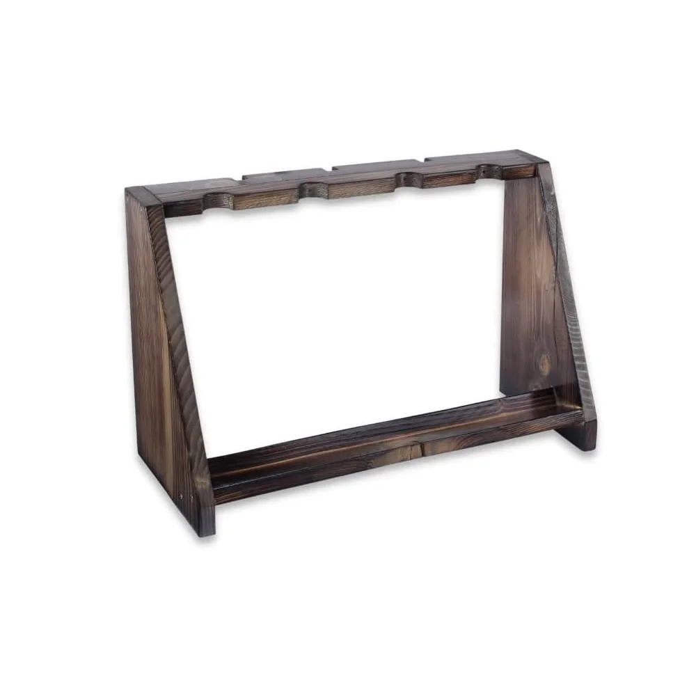 TAOTAOJU wine set custom solid wood storage rack can hold four bottles of wine glass rack Amazon hot selling wooden wine rack