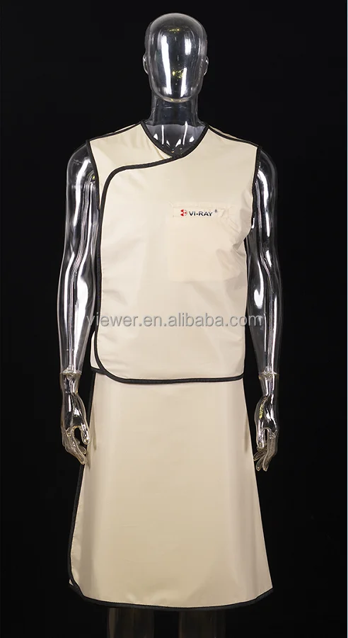 0,5 mmPb $0,35 mmPb медицинский рентгеновский защитный фартук без свинца для пациента с CT