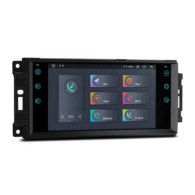 7 inch Octa Core Car Dash Board Navigation Player with Coaxial Audio Output Dual UI Switchable Split Screen for Jeep Patriot