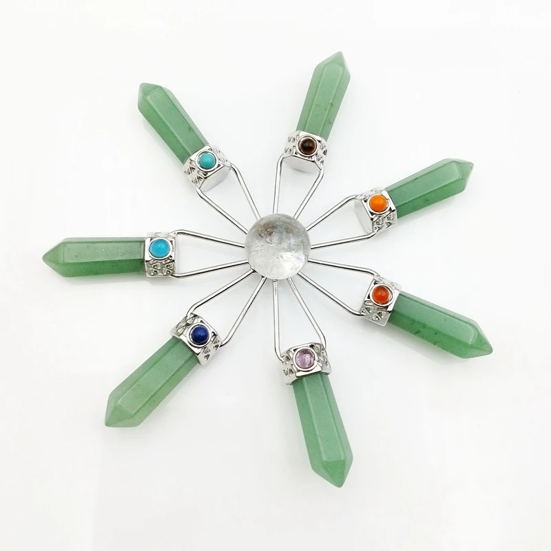  Фантастические пирамиды 7 чакр энергетический дизайн природный генератор исцеляющий кристалл для украшения