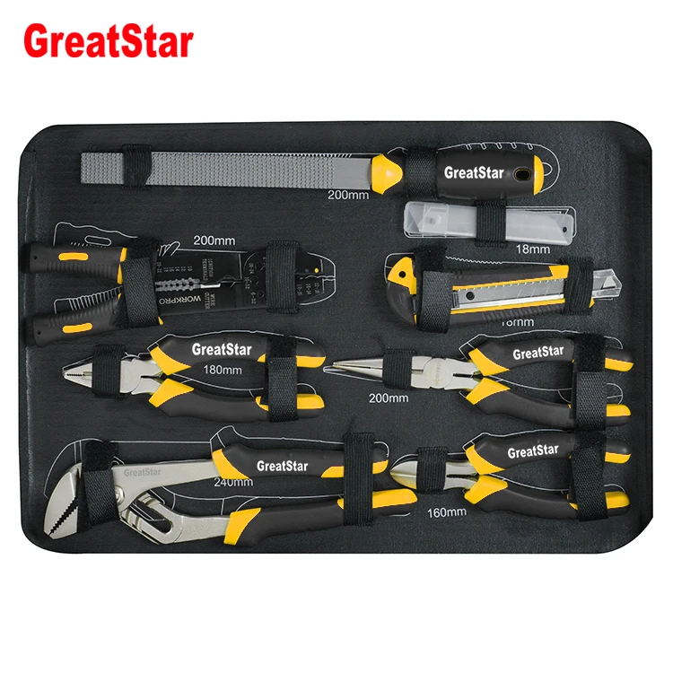 119PC Aluminum Suitcase Hand Tool Kit Set Household Tool Sets tool kit for home