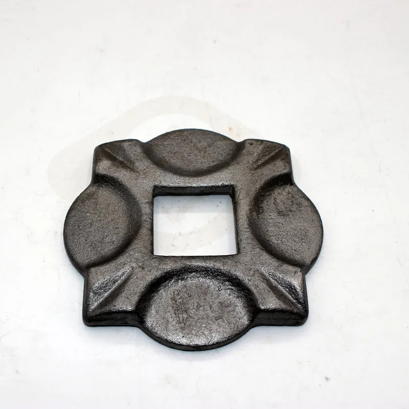 Decorative wrought Iron stamped metal leaves