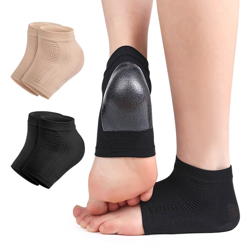 Feet Moisturizing Socks for Cracked Heel Repair Toeless Silicone Gel Socks for Dry Feet Lotion Moisture Pedicure Socks