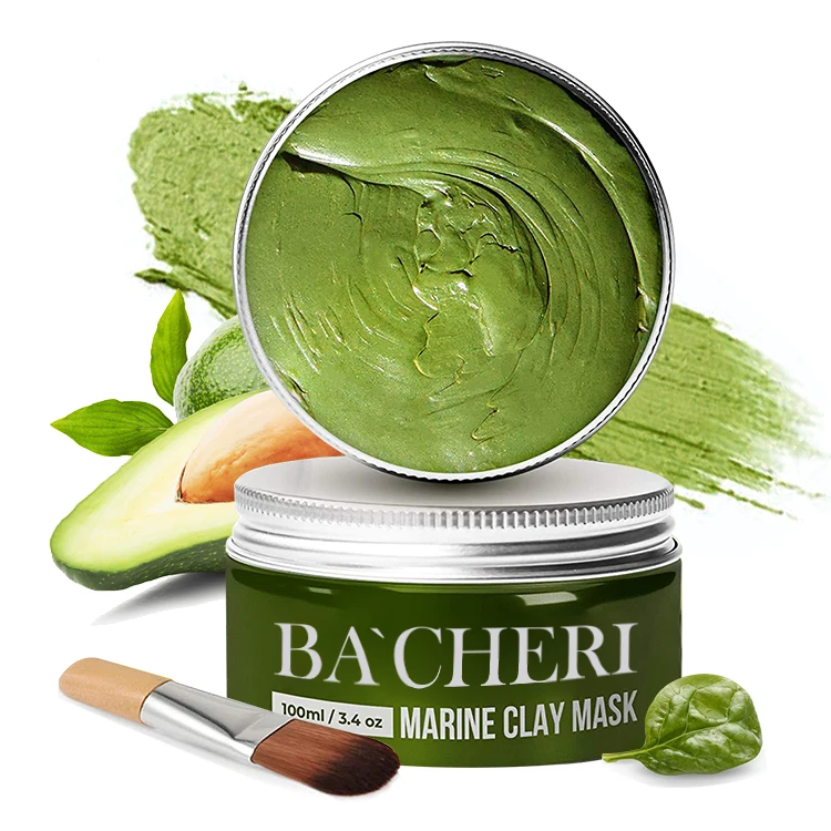 Avocado Nourishing Soothing Calming Anti-aging Mud Clay Face Mud Clay Mask Of Moisturizing And Firming