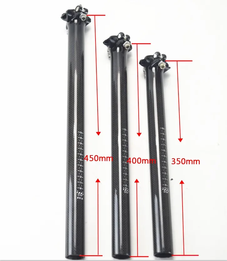 Подседельный штырь карбонового дорожного велосипеда, 27,2 мм, 31,6*350/400 мм, подседельный штырь карбонового дорожного горного велосипеда