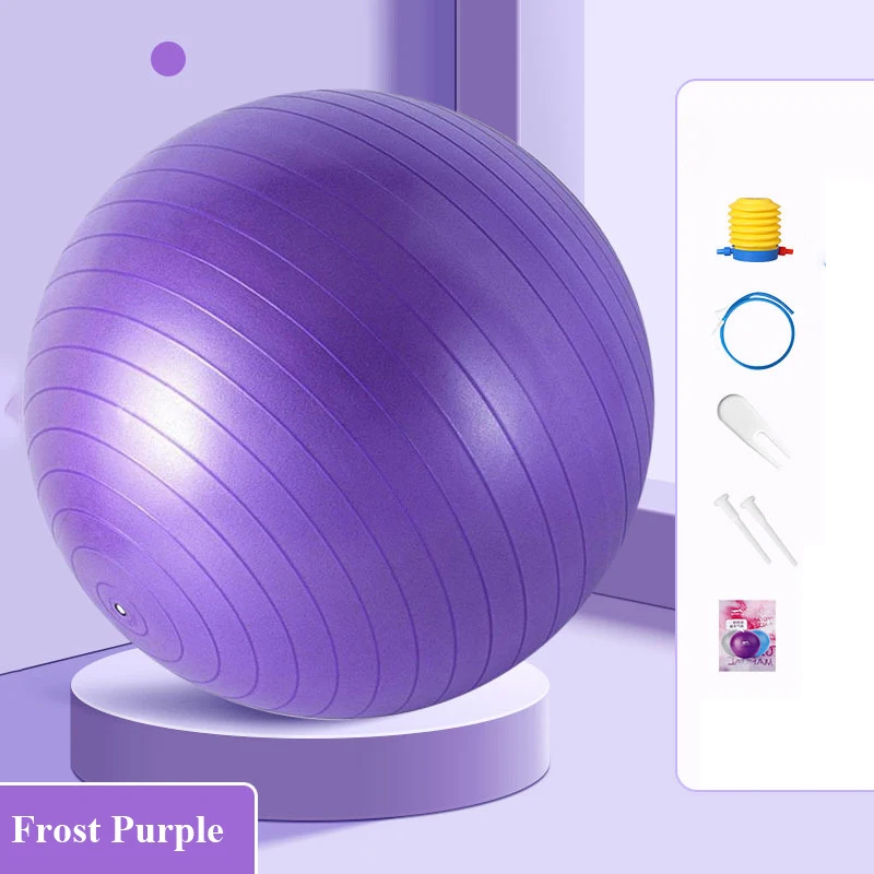 55cm 65cm 75cm 85cm 95cm Pilates Exercise Workout Fitness Birthing Ball Balance Anti-Burst Physical Training Massage Yoga Ball