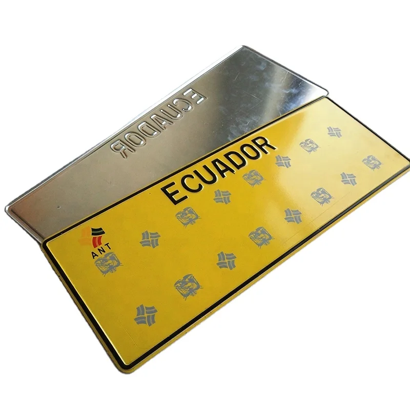 Китайский завод, индивидуальный номерной знак, алюминиевый листовой металл, чистый автомобильный номерной знак