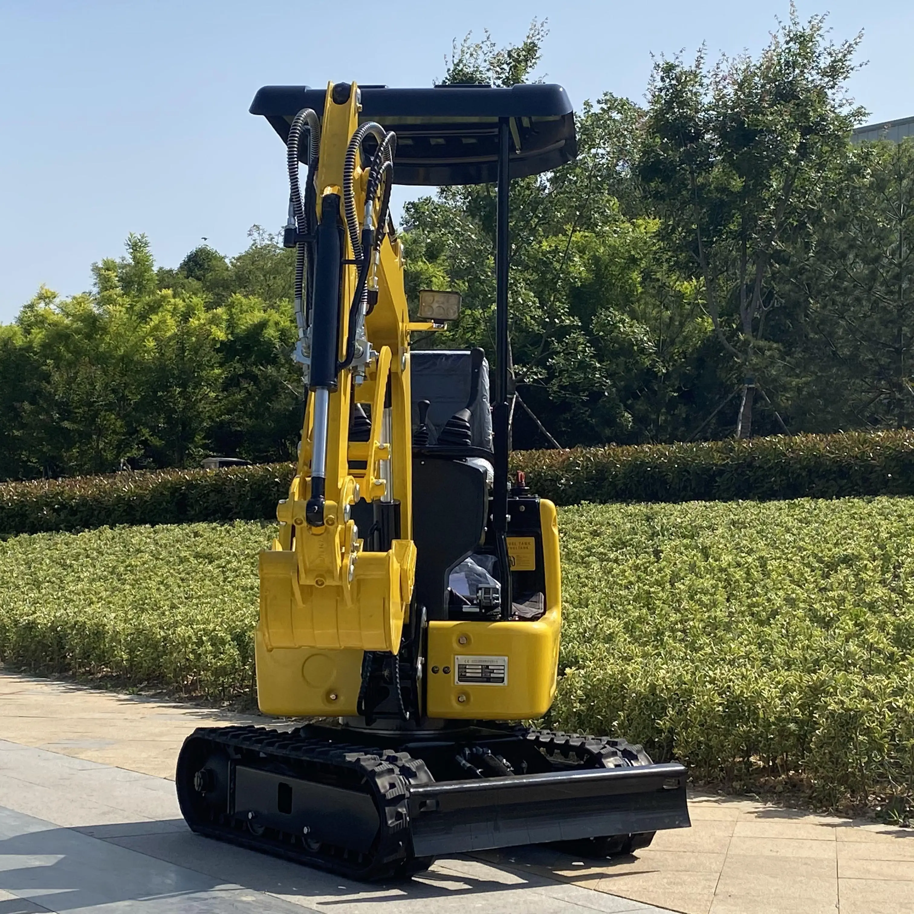 Новая модель 1ton carti well мини-экскаваторы с японским двигателем трактора экскаватором