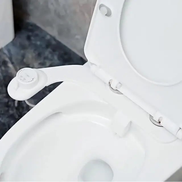 Bidet Toilet Attachment Custom Dual Nozzle Self-Cleaning Toilet Bidet Sprayer Ultra-slim Non Electric Shattaf Bidet